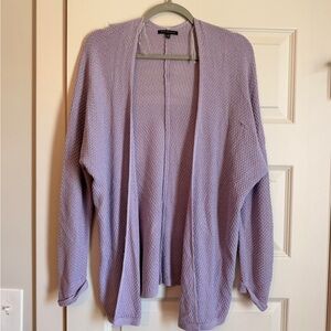 Light purple lightweight cardigan. S/M